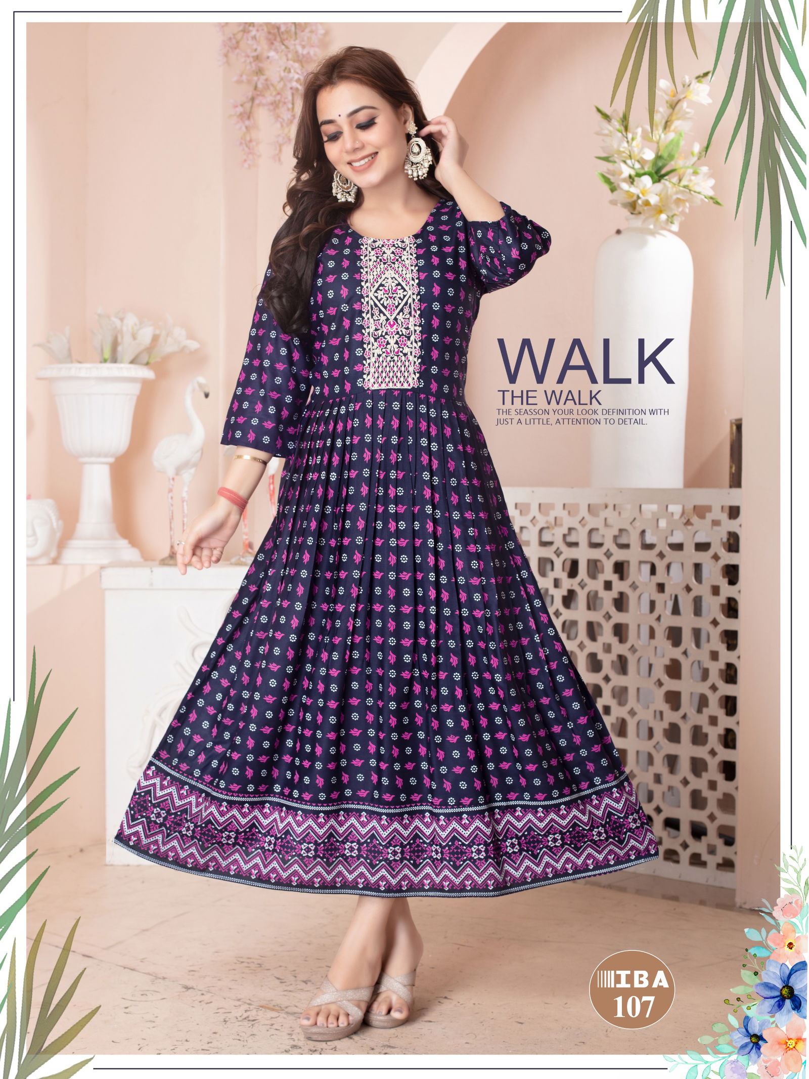 Iba Vol 1 By Fashion Talk Rayon Printed Designer Kurti Wholesale Shop In Surat
